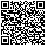 A qr code with a few black squaresDescription automatically generated